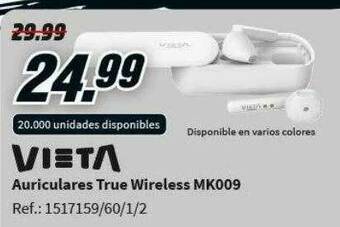 MediaMarkt Vieta Auriculares True Wireless Mk009 oferta