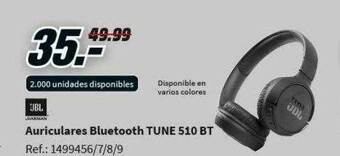 MediaMarkt Auriculares Bluetooth Tune 510 Bt oferta