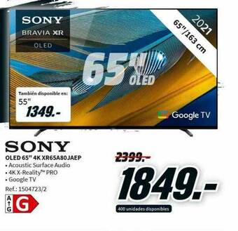 MediaMarkt Sony Oled 65 oferta