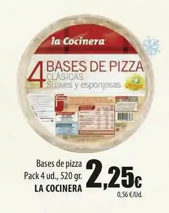 SPAR Lanzarote Bases De Pizza Pack 4 Ud. La Cocinera oferta