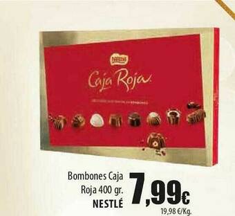 SPAR Lanzarote Bombones Caja Roja Nestlé oferta