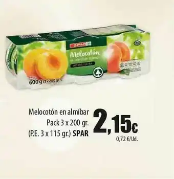 SPAR Lanzarote Melocotón En Almíbar Pack 3 Spar oferta