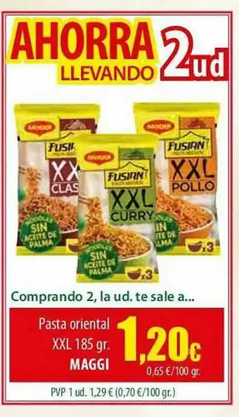 SPAR Lanzarote Pasta Oriental Xxl Maggi oferta