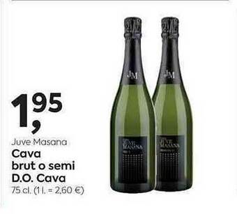 Suma Supermercados Juve Masana Cava Brut O Semi D.o. Cava oferta
