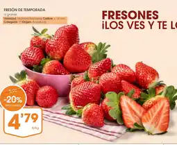 Supermercados Plaza FRESÓN DE TEMPORADA oferta