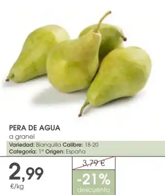 Supermercados Plaza PERA DE AGUA oferta