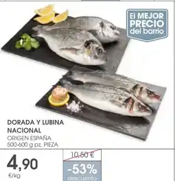 Supermercados Plaza DORADA Y LUBINA NACIONAL oferta