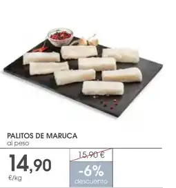 Supermercados Plaza PALITOS DE MARUCA al peso oferta