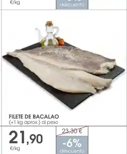 Supermercados Plaza FILETE DE BACALAO oferta