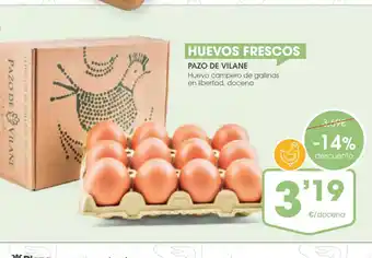 Supermercados Plaza Huevos frescos pazo de vilane oferta