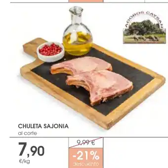 Supermercados Plaza CHULETA SAJONIA al corte oferta