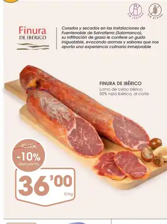 Supermercados Plaza FINURA DE IBÉRICO oferta