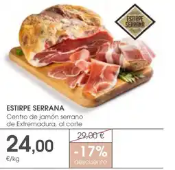 Supermercados Plaza ESTIRPE SERRANA oferta