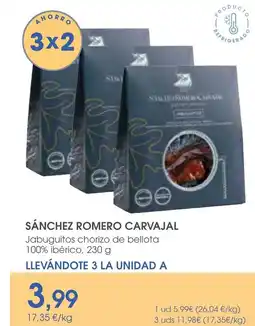 Supermercados Plaza SÁNCHEZ ROMERO CARVAJAL oferta