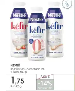 Supermercados Plaza NESTLÉ Kéfir natural, desnatado 0% oferta