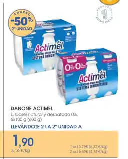 Supermercados Plaza DANONE ACTIMEL oferta