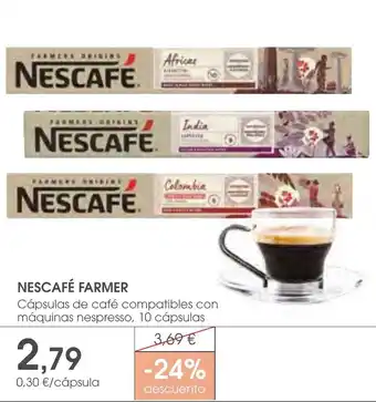 Supermercados Plaza NESCAFÉ FARMER oferta