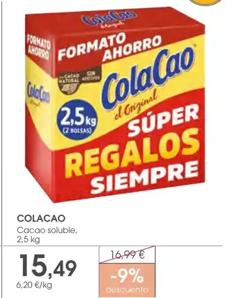 Supermercados Plaza COLACAO oferta