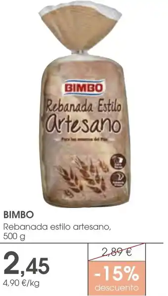 Supermercados Plaza BIMBO oferta