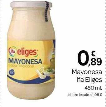 Supermercados El Jamón Mayonesa Ifa Eliges oferta