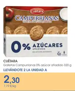 Supermercados Plaza Cuétara oferta