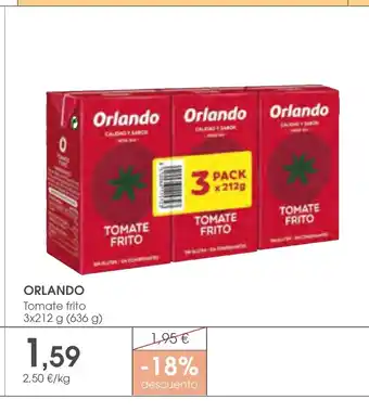 Supermercados Plaza ORLANDO Tomate frito oferta