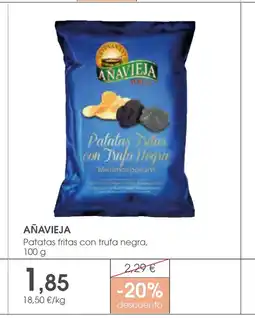 Supermercados Plaza AÑAVIEJA Patatas fritas con trufa negra, oferta