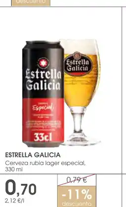 Supermercados Plaza ESTRELLA GALICIA oferta