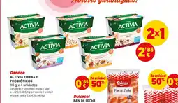 Supermercados Plaza Danone ACTIVIA FIBRAS Y PROBIÓTICOS oferta