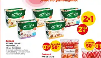 Supermercados Plaza Danone ACTIVIA FIBRAS Y PROBIÓTICOS oferta