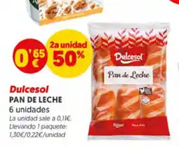 Supermercados Plaza Dulcesol Pan de Leche oferta