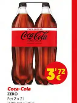 Supermercados Plaza Coca-Cola ZERO oferta