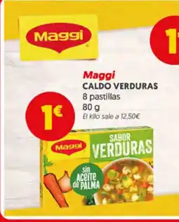 Supermercados Plaza Maggi CALDO VERDURAS oferta