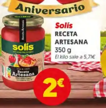 Supermercados Plaza Solis RECETA ARTESANA oferta