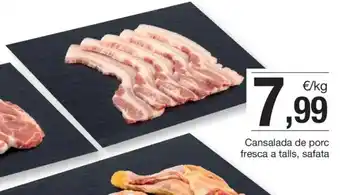 BonpreuEsclat Cansalada de porc fresca a talls, safata oferta