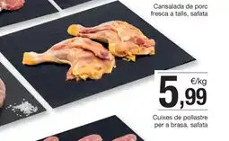 BonpreuEsclat Cuixes de pollastre per a brasa, safata oferta