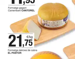 BonpreuEsclat Formatge delícies de cabra EL PASTOR oferta