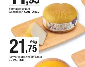 BonpreuEsclat Formatge delícies de cabra EL PASTOR oferta