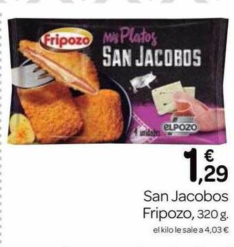 Supermercados El Jamón San Jacobos Fripozo oferta