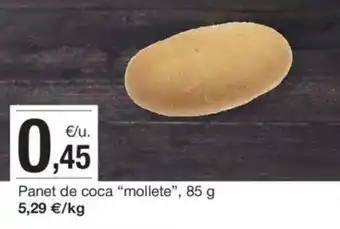 BonpreuEsclat Panet de coca "mollete" oferta