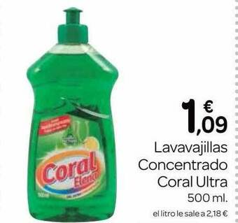 Supermercados El Jamón Lavavajillas Concentrado Coral Ultra oferta