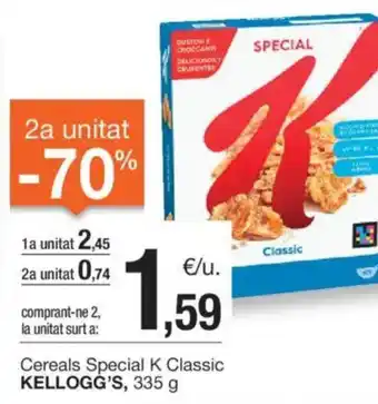 BonpreuEsclat Cereals Special K Classic KELLOGG'S, oferta