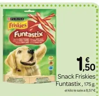 Supermercados El Jamón Snack Friskies Funtastix oferta