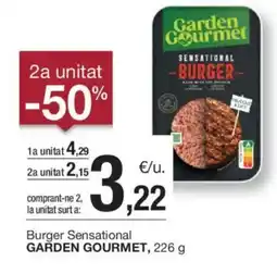 BonpreuEsclat Burger Sensational Garden Gourmet oferta