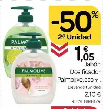 Supermercados El Jamón -50% 2a Jabón Dosificador Palmolive oferta