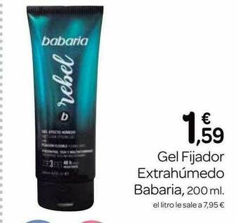 Supermercados El Jamón Gel Fijador Extrahúmedo Babaria oferta