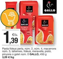 BonpreuEsclat Pasta fideus perla, núm. 2, núm. 4, macarrons núm. 3, tallarines, fideuà, meravella oferta