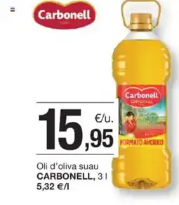 BonpreuEsclat Oli d'oliva suau CARBONELL oferta