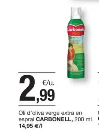 BonpreuEsclat Oli d'oliva en esprai CARBONELL oferta