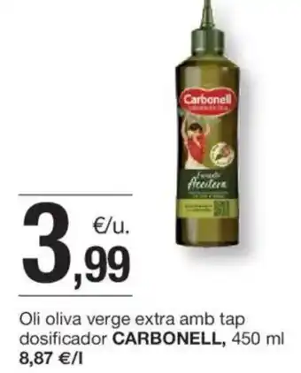 BonpreuEsclat Oli oliva verge extra amb tap dosificador CARBONELL oferta